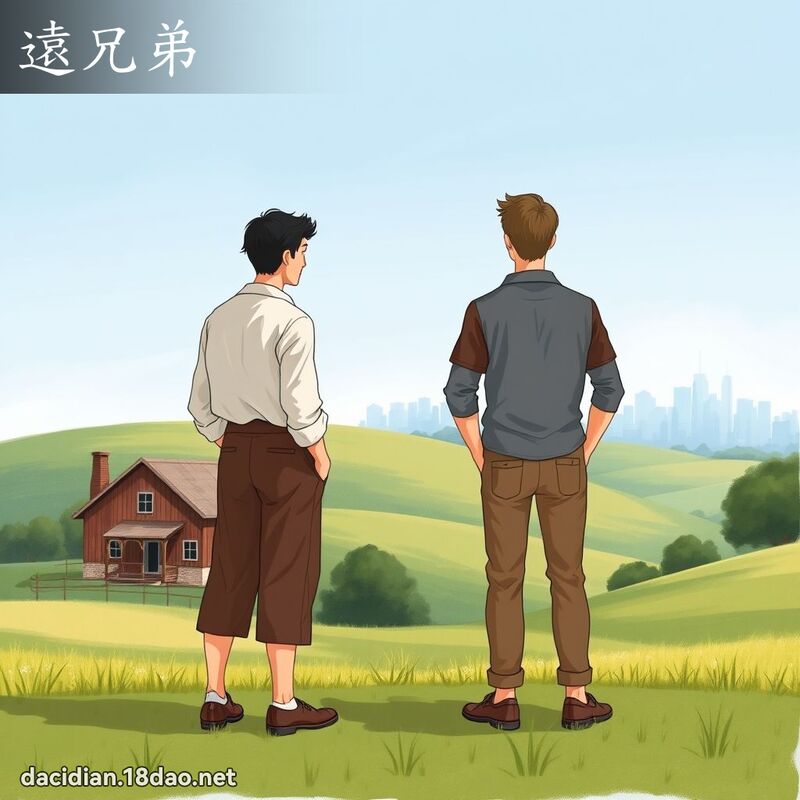 遠兄弟 - 國語大辭典配圖