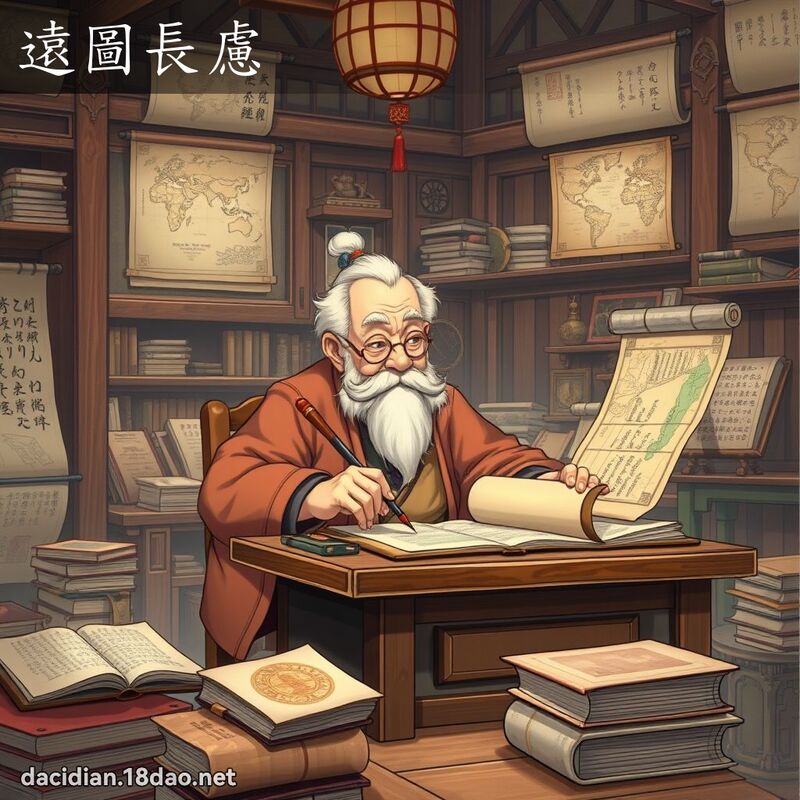 远图长虑 - 国语大辞典配图