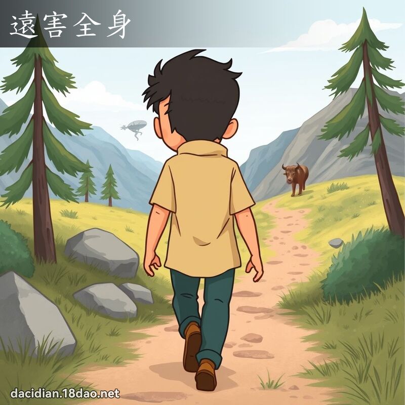 远害全身 - 国语大辞典配图