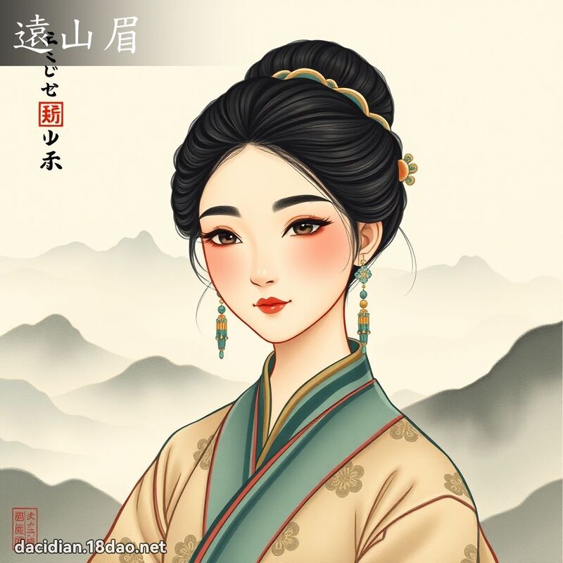 远山眉 - 国语大辞典配图