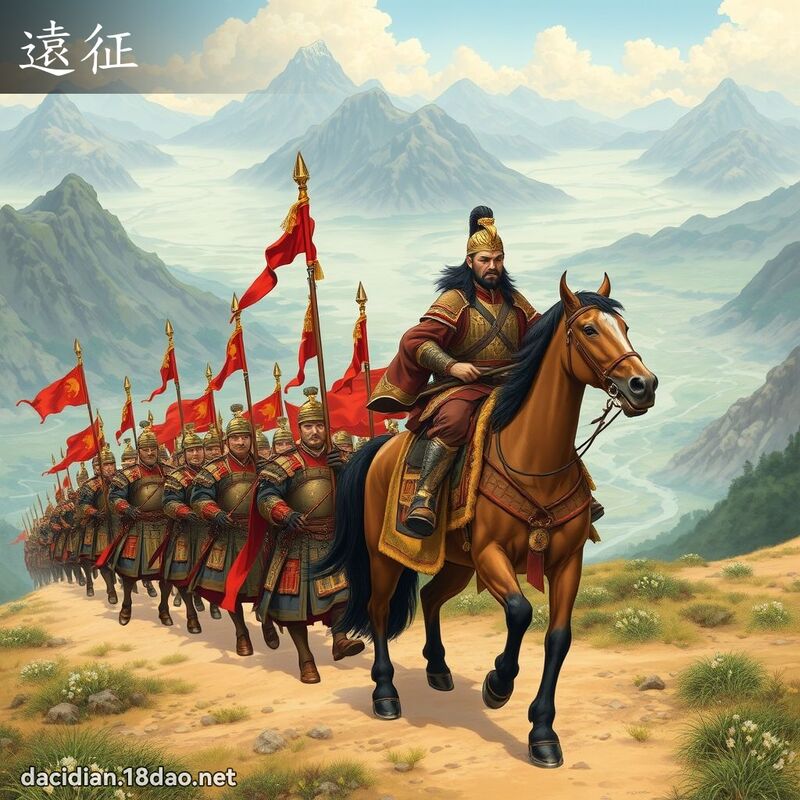 遠征 - 國語大辭典配圖