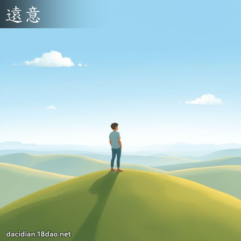 遠意 - 國語大辭典配圖