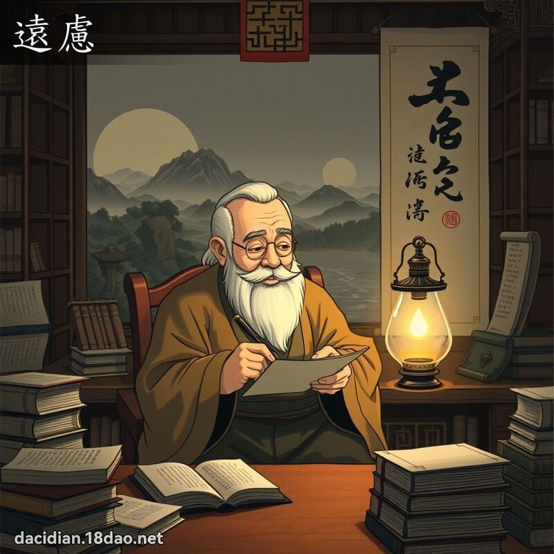遠慮 - 國語大辭典配圖