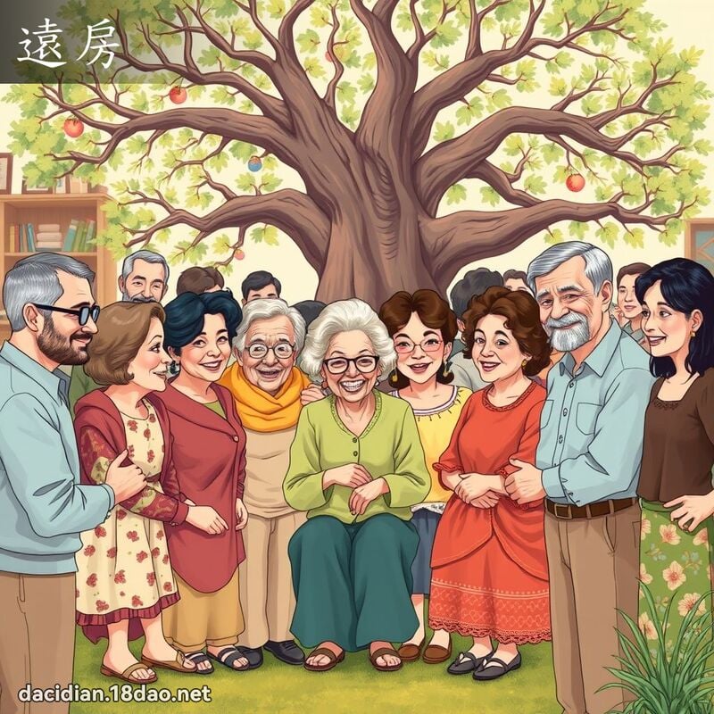 远房 - 国语大辞典配图