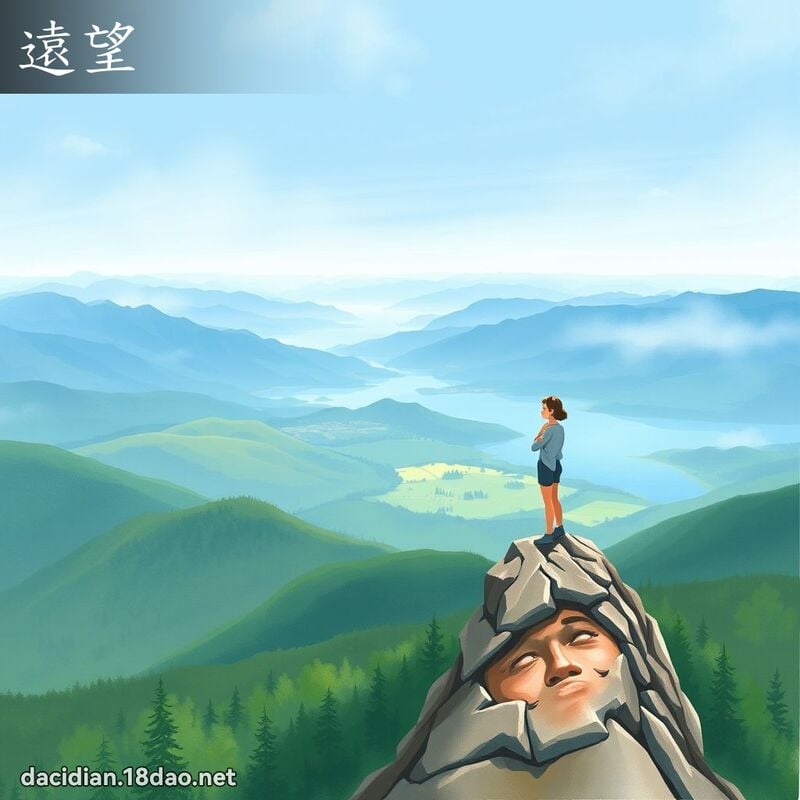 遠望 - 國語大辭典配圖