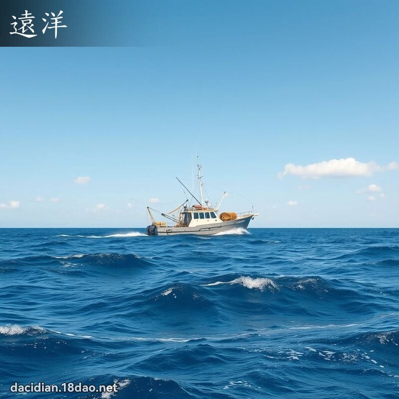 遠洋 - 國語大辭典配圖