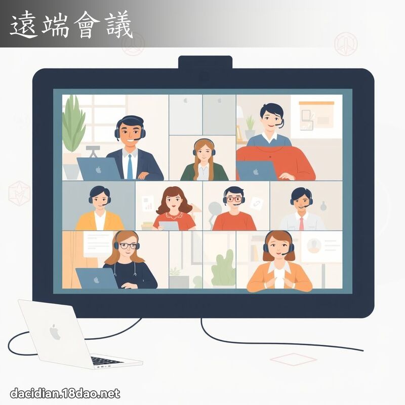 远端会议 - 国语大辞典配图