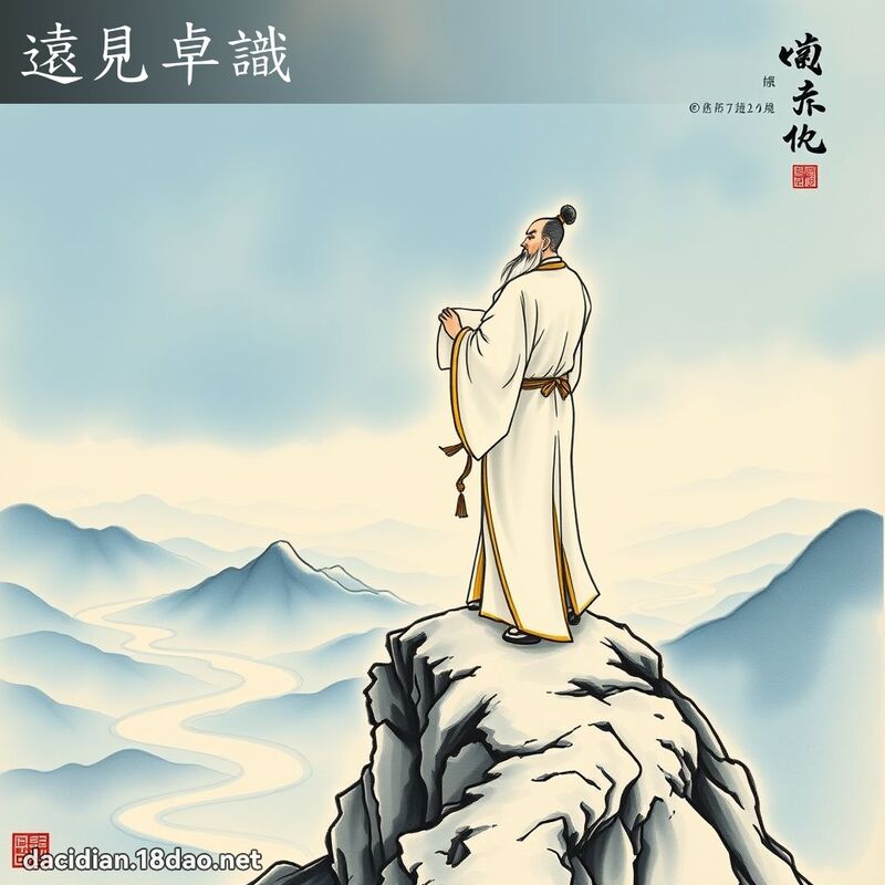 遠見卓識 - 國語大辭典配圖