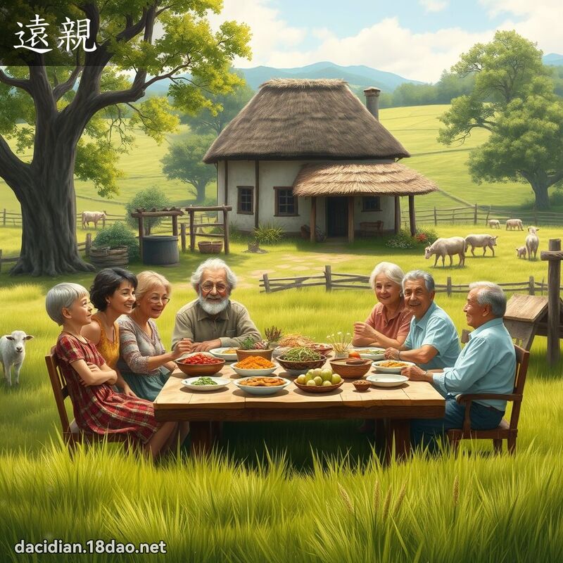 遠親 - 國語大辭典配圖