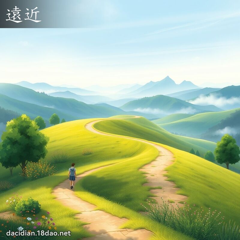 远近 - 国语大辞典配图