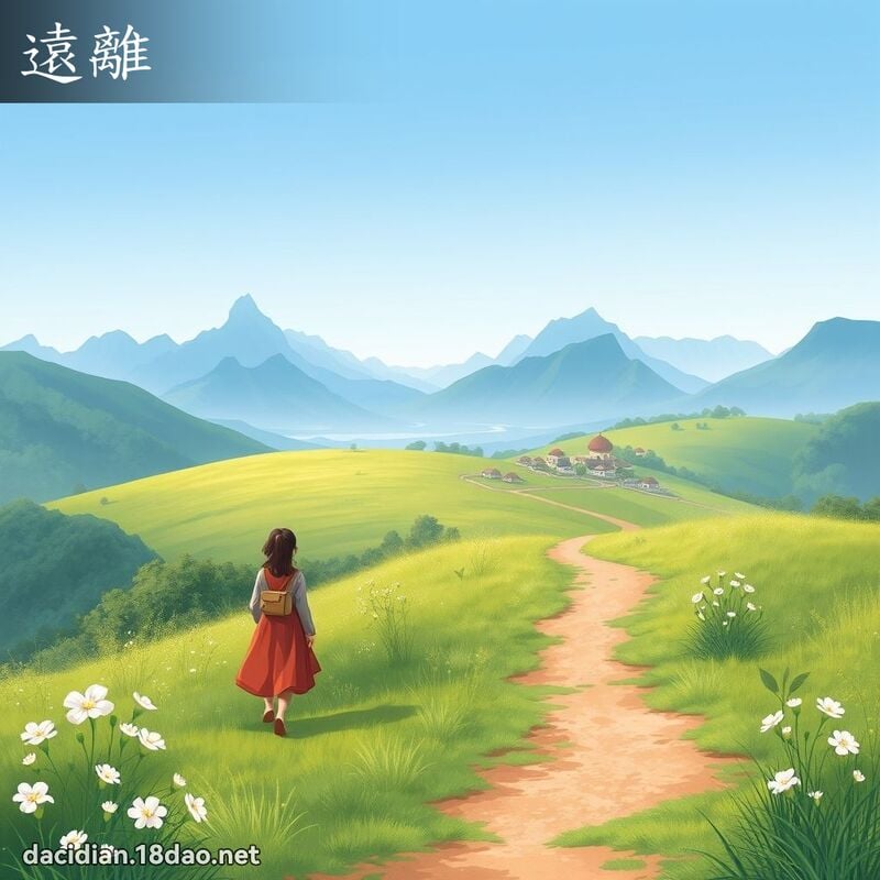 远离 - 国语大辞典配图