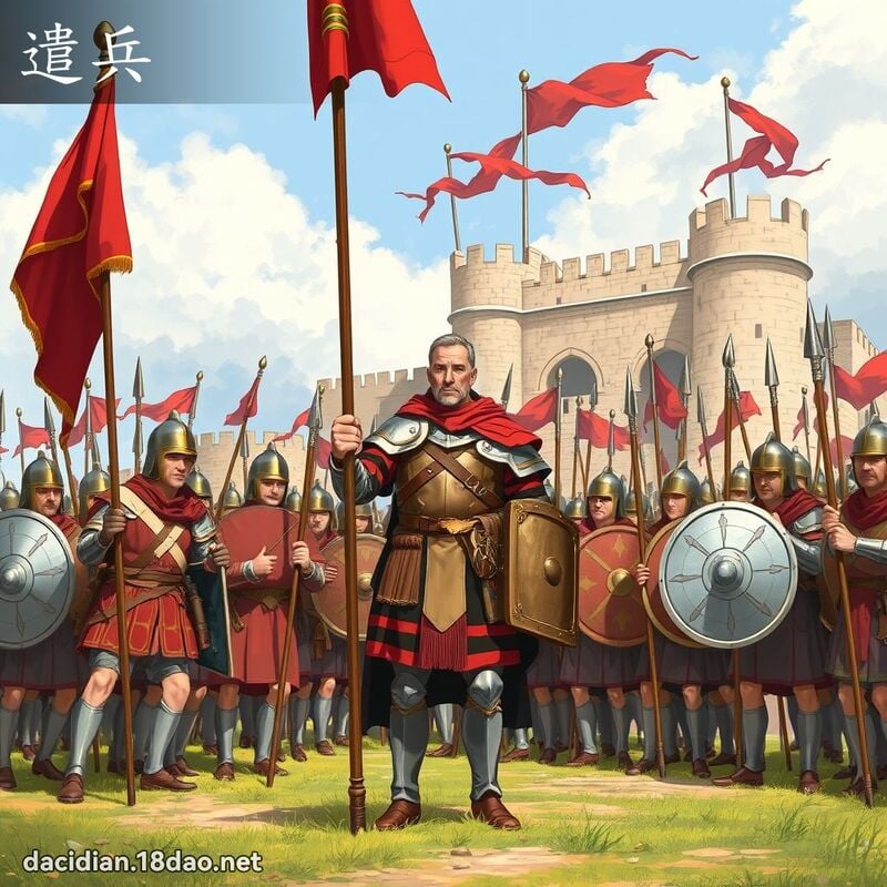 遣兵 - 國語大辭典配圖