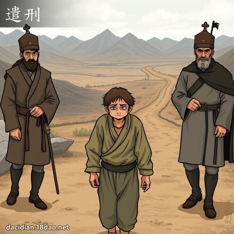 遣刑 - 国语大辞典配图