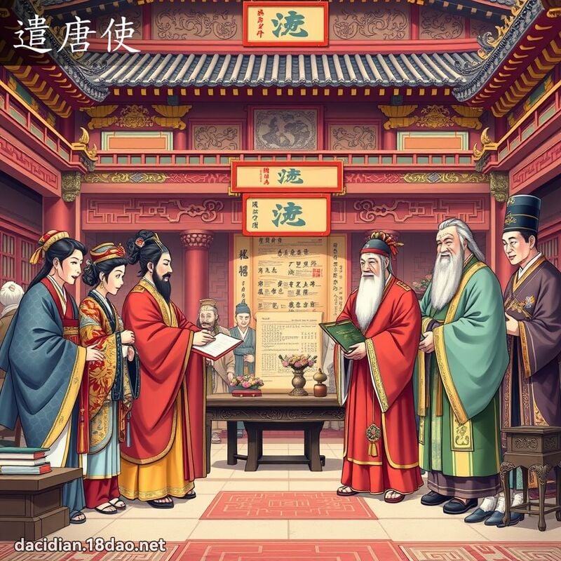 遣唐使 - 國語大辭典配圖