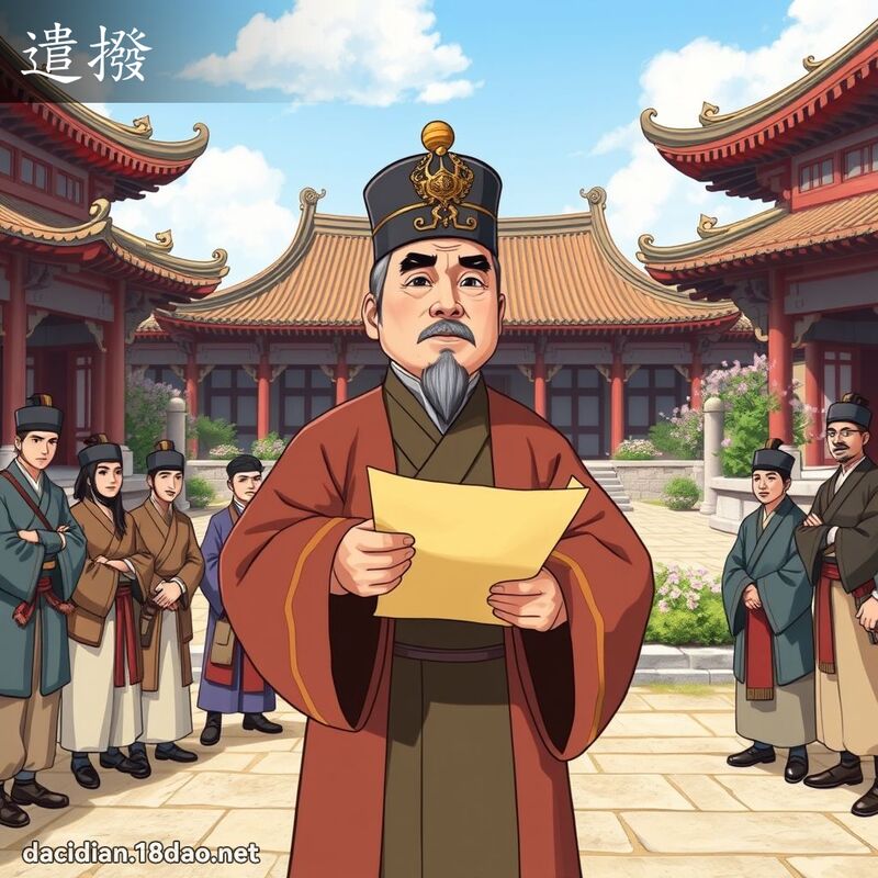 遣拨 - 国语大辞典配图