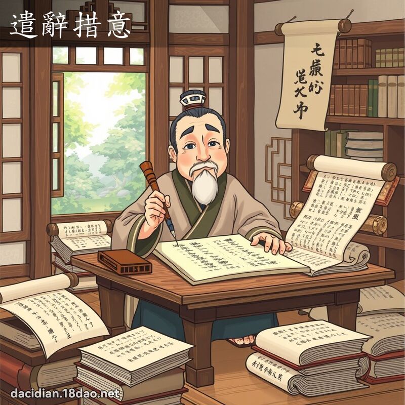 遣辭措意 - 國語大辭典配圖