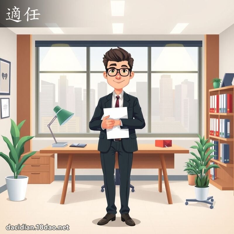 適任 - 國語大辭典配圖