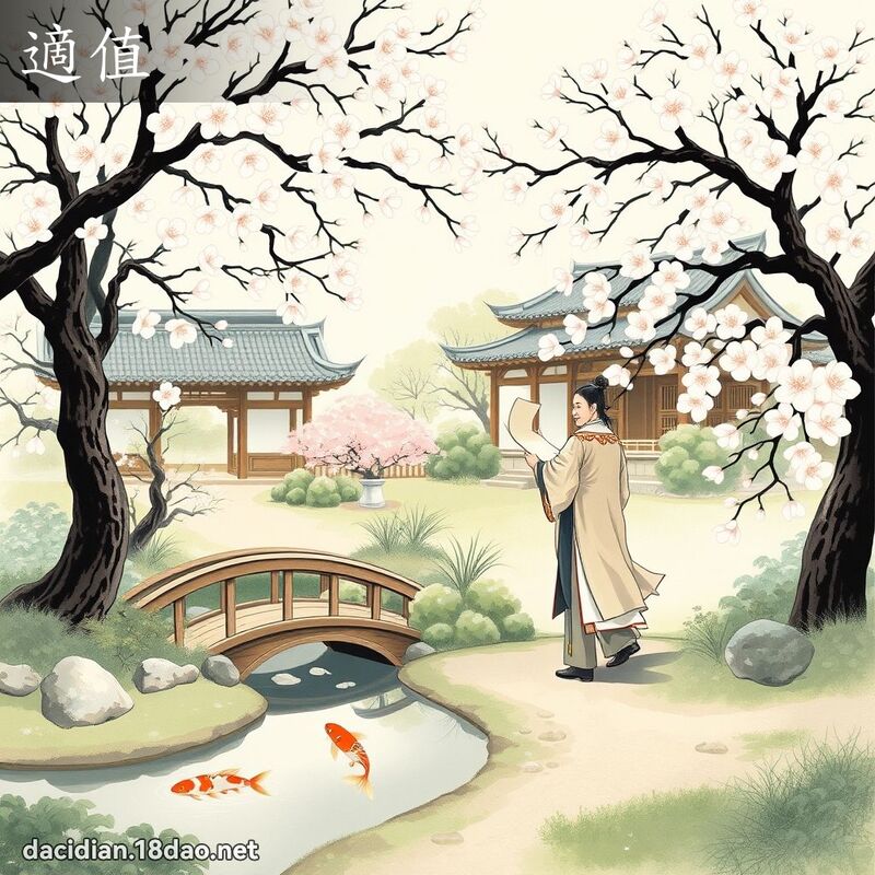 適值 - 國語大辭典配圖