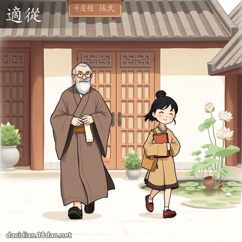 適從 - 國語大辭典配圖