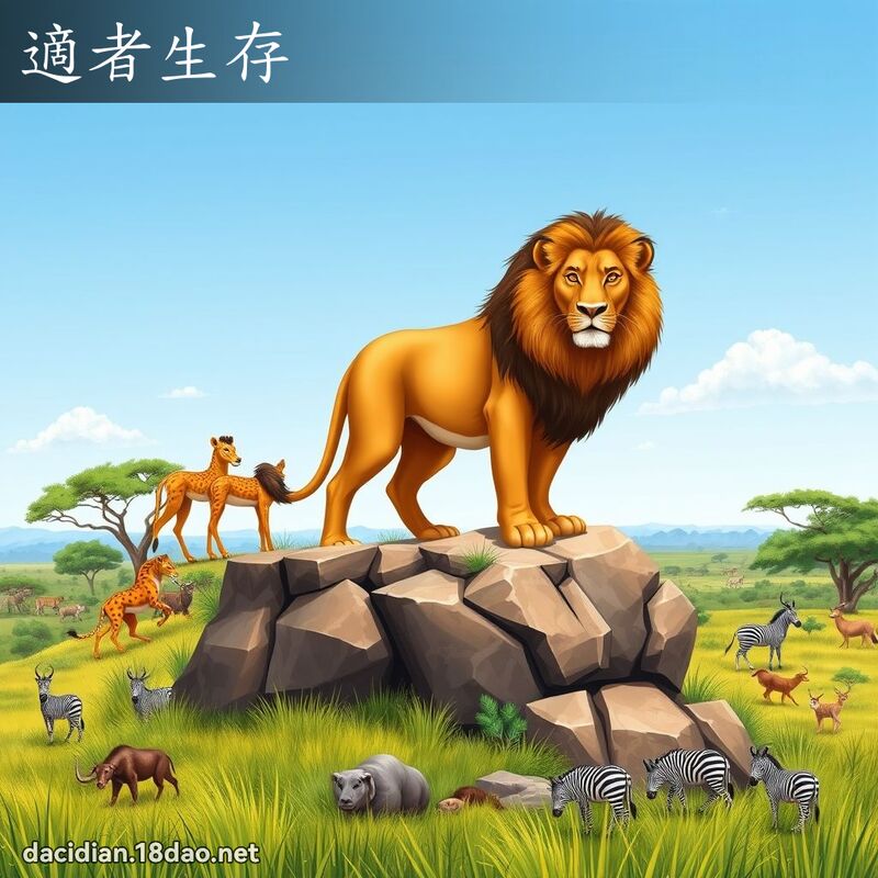 適者生存 - 国语大辞典配图