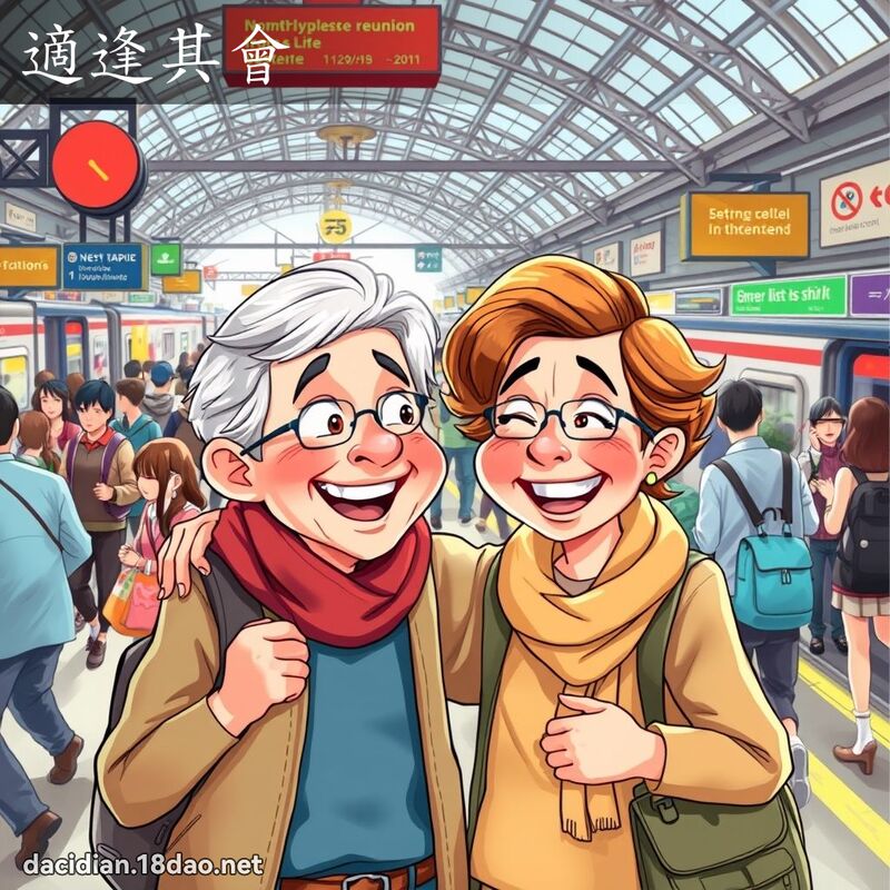 適逢其會 - 國語大辭典配圖