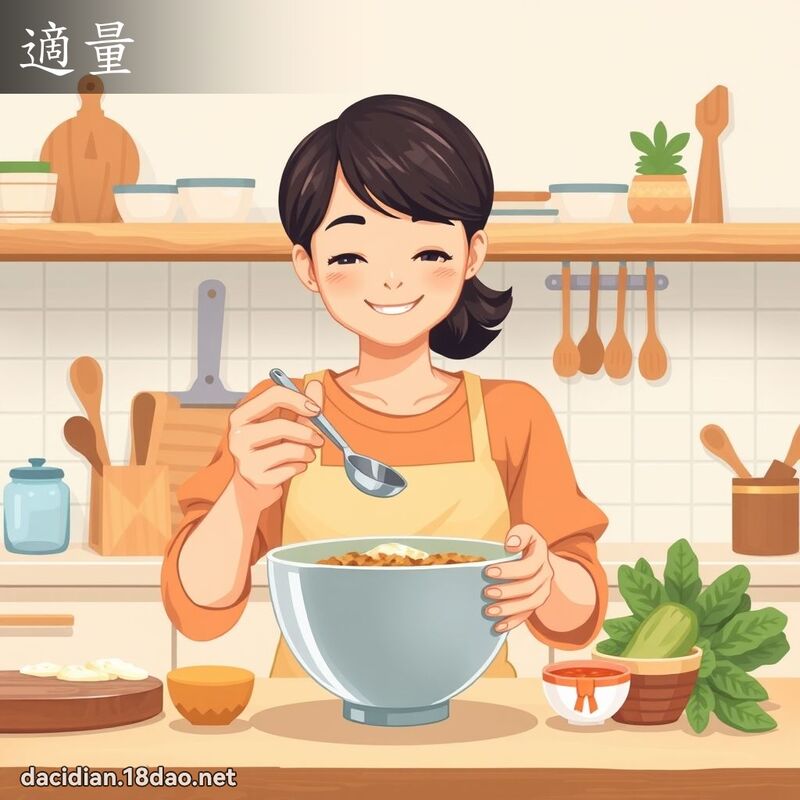 適量 - 國語大辭典配圖