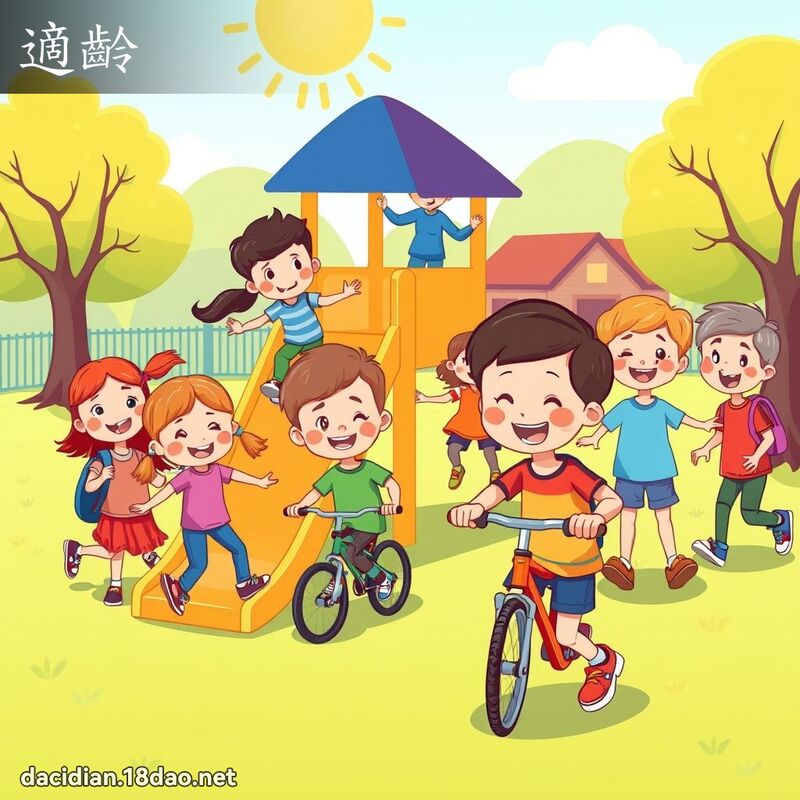 適龄 - 国语大辞典配图