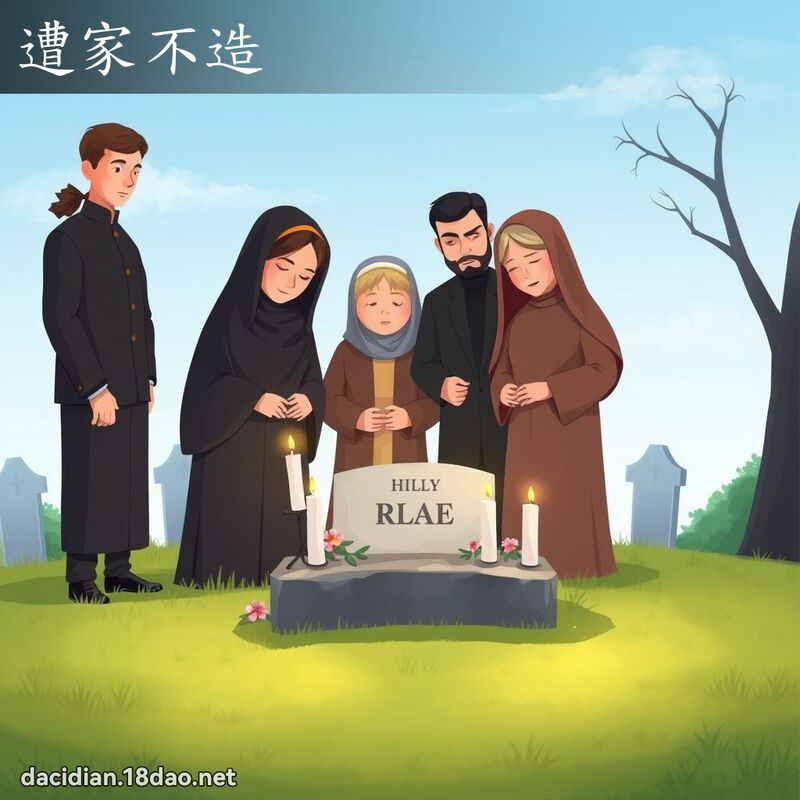 遭家不造 - 国语大辞典配图