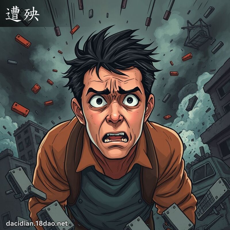 遭殃 - 國語大辭典配圖