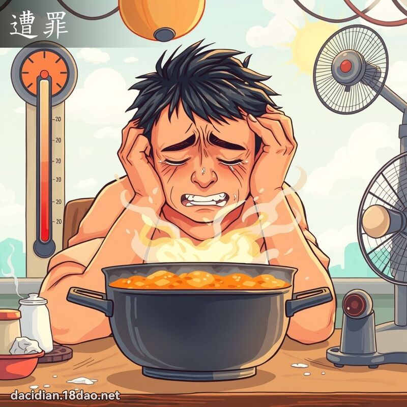 遭罪 - 國語大辭典配圖