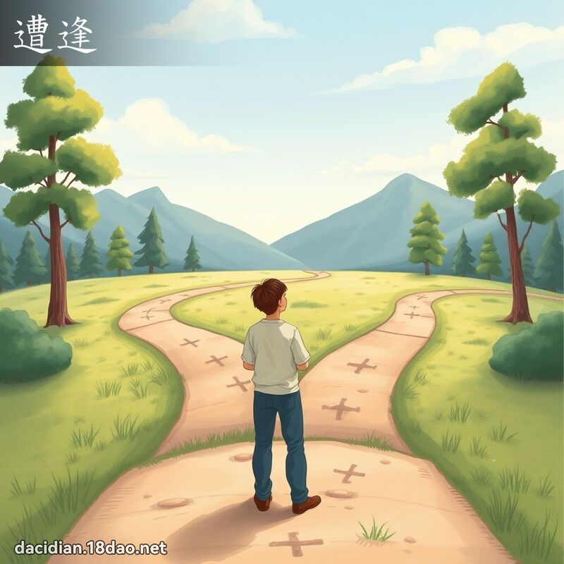 遭逢 - 国语大辞典配图