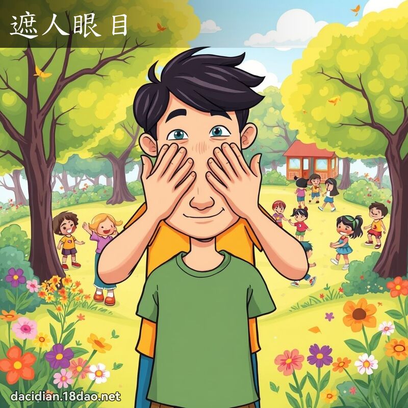 遮人眼目 - 國語大辭典配圖
