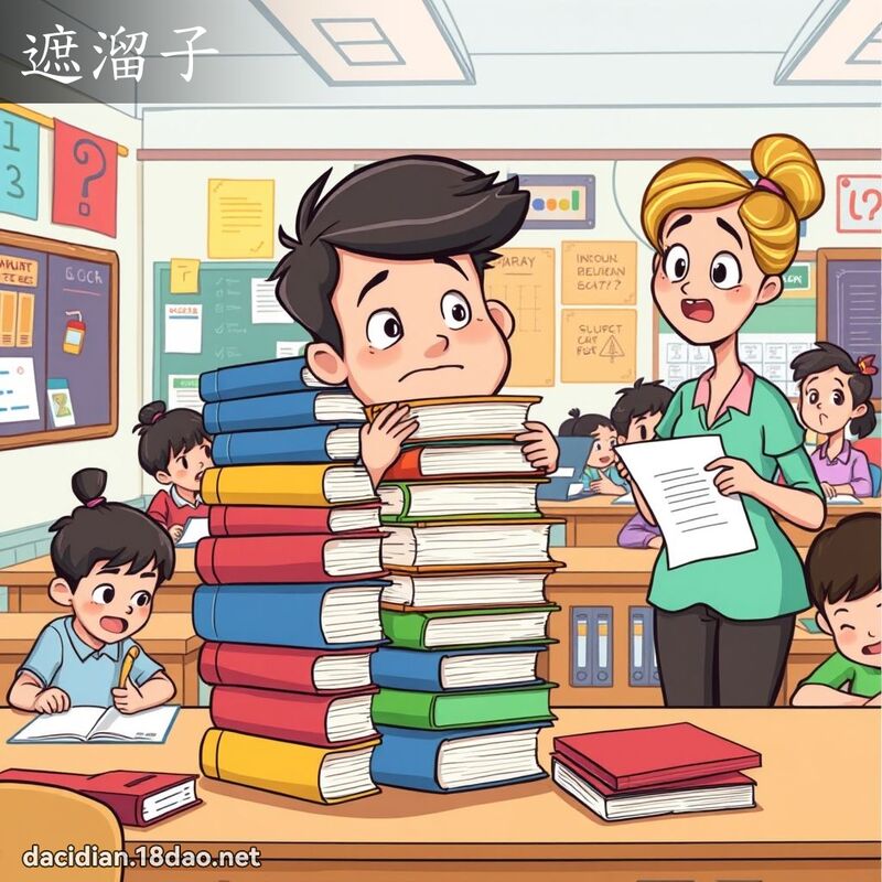 遮溜子 - 国语大辞典配图