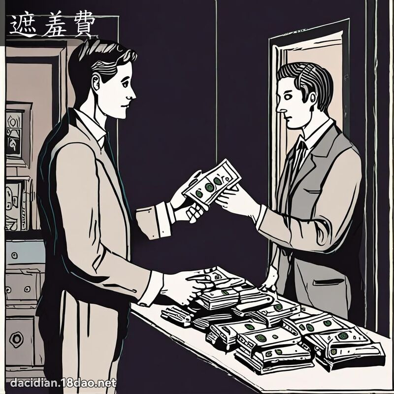 遮羞费 - 国语大辞典配图