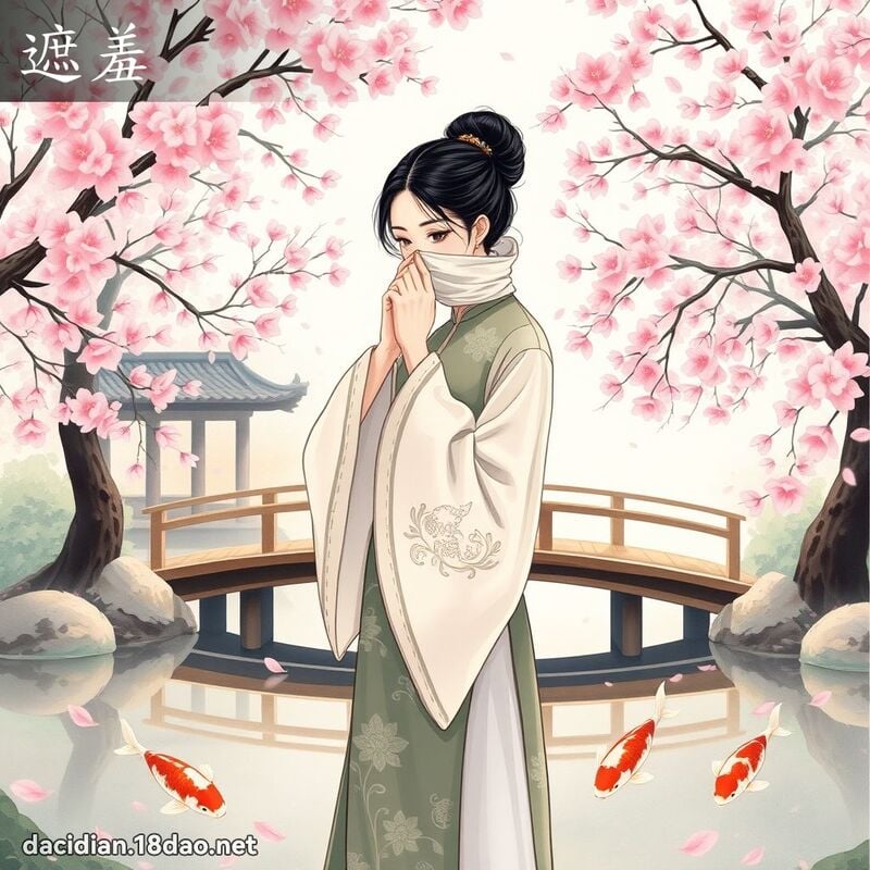 遮羞 - 國語大辭典配圖