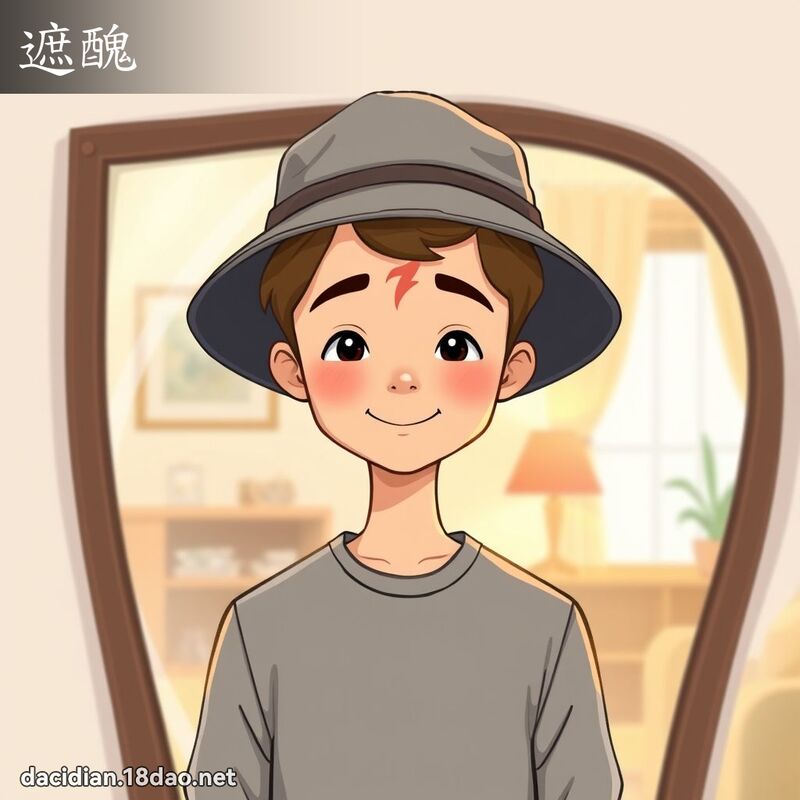 遮丑 - 国语大辞典配图