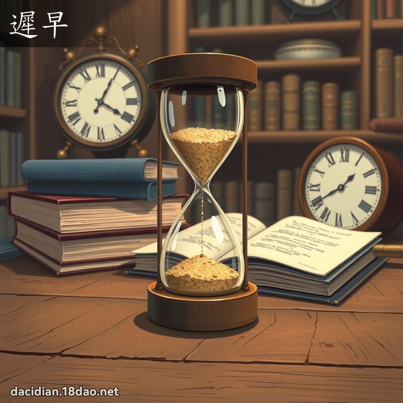 迟早 - 国语大辞典配图