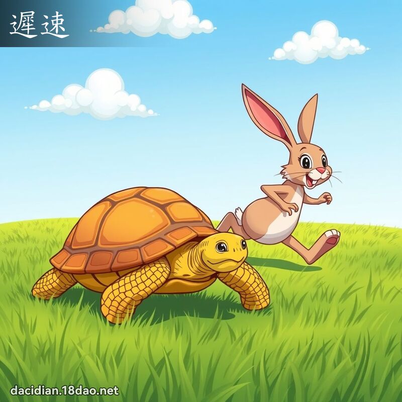 遲速 - 國語大辭典配圖