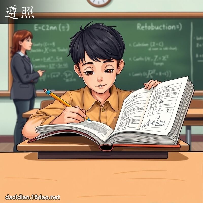 遵照 - 国语大辞典配图