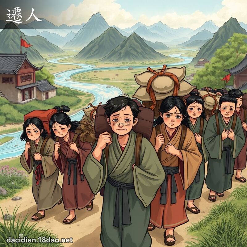 迁人 - 国语大辞典配图
