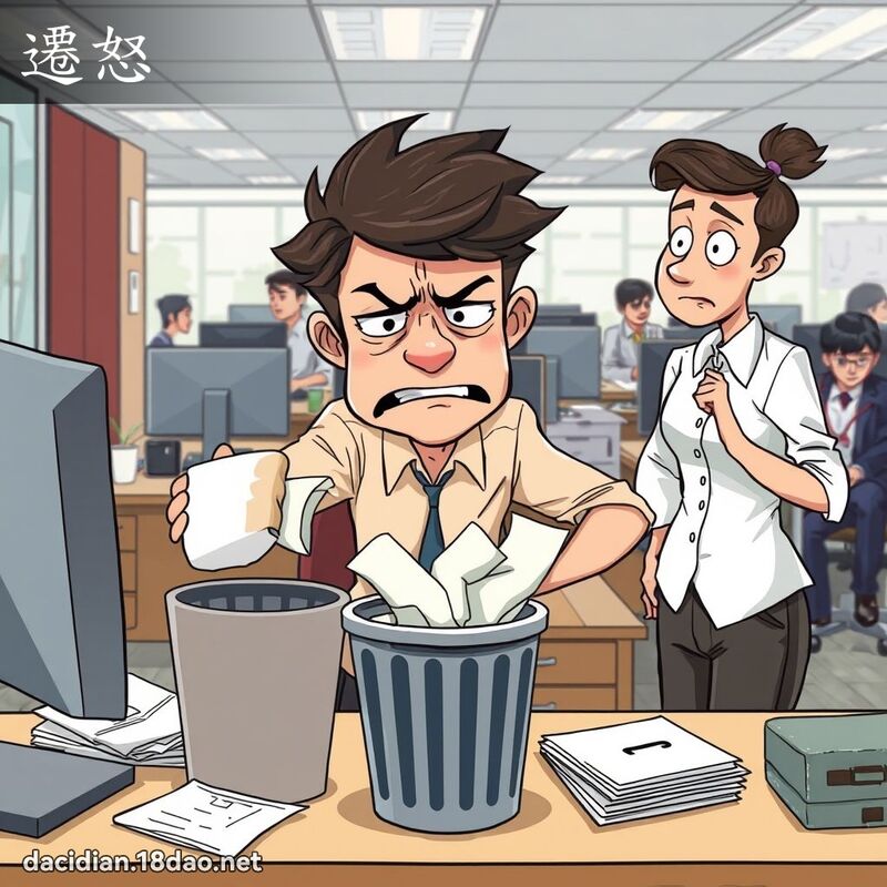 遷怒 - 國語大辭典配圖