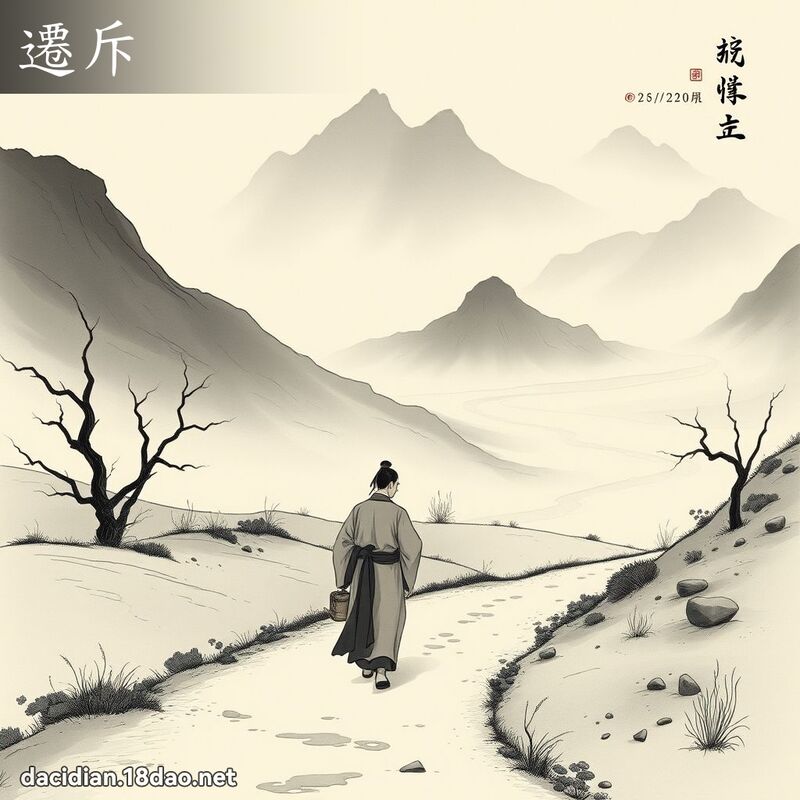 迁斥 - 国语大辞典配图