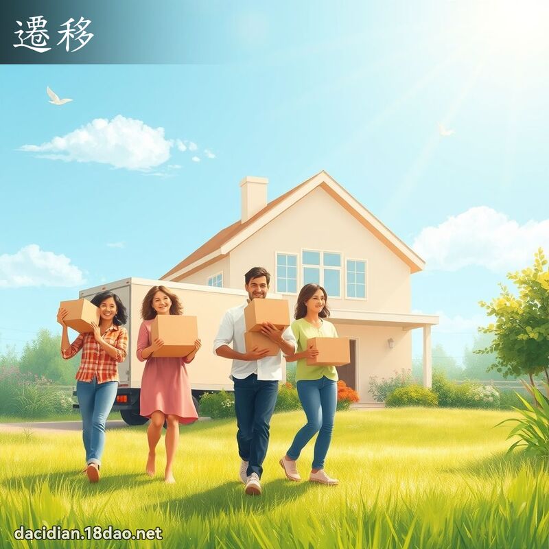 遷移 - 國語大辭典配圖