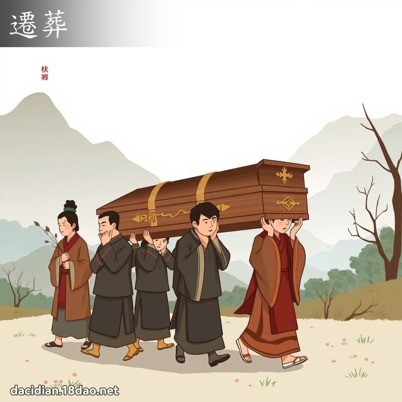 迁葬 - 国语大辞典配图