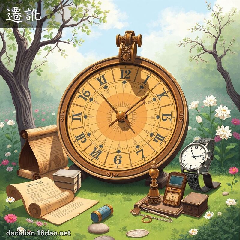 迁讹 - 国语大辞典配图