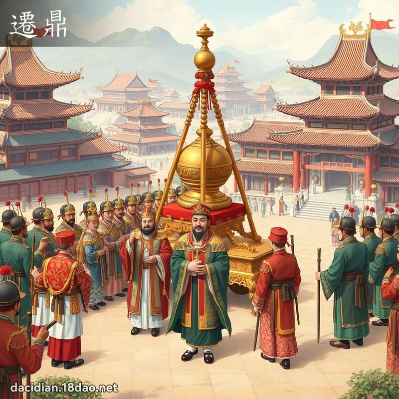 迁鼎 - 国语大辞典配图