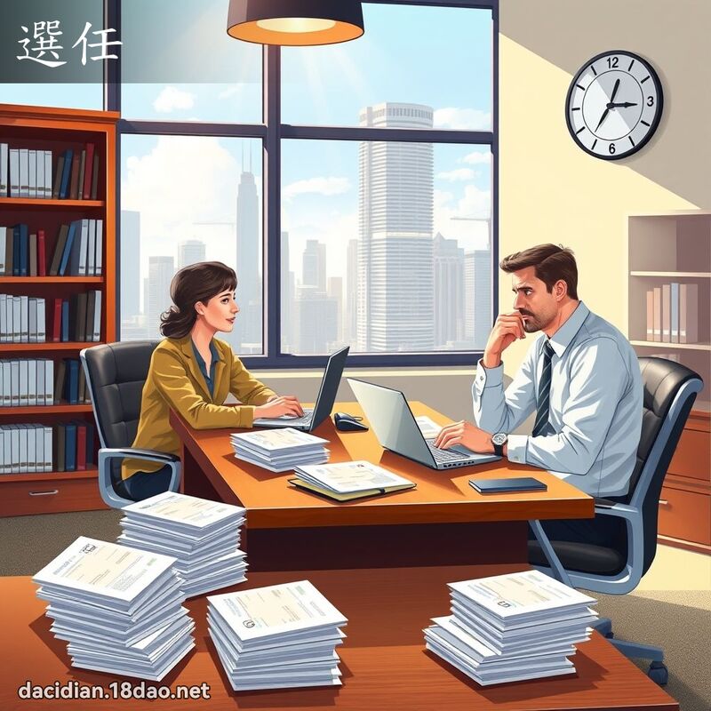 選任 - 國語大辭典配圖