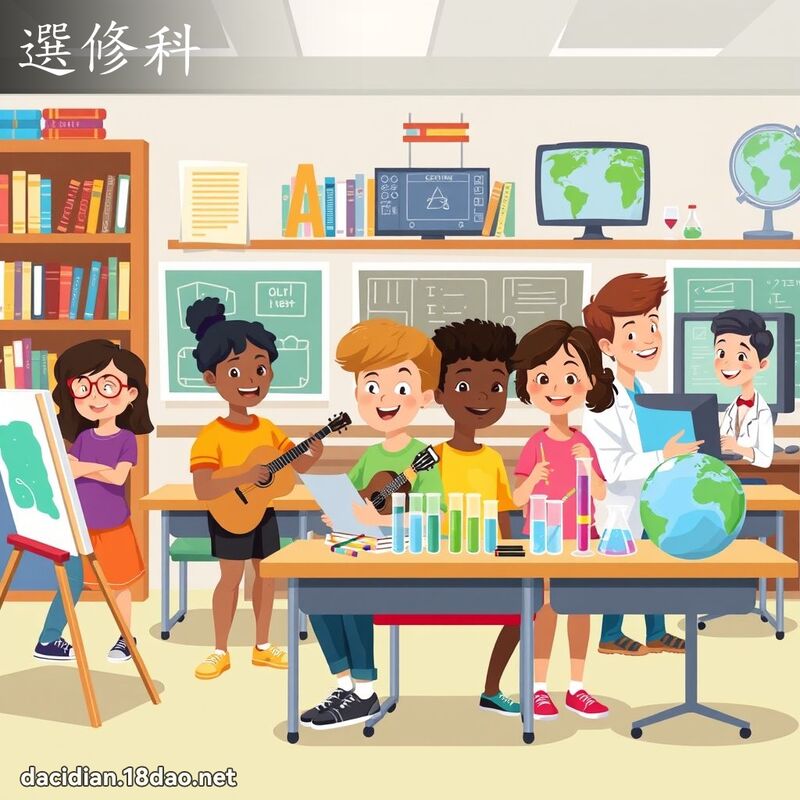 选修科 - 国语大辞典配图