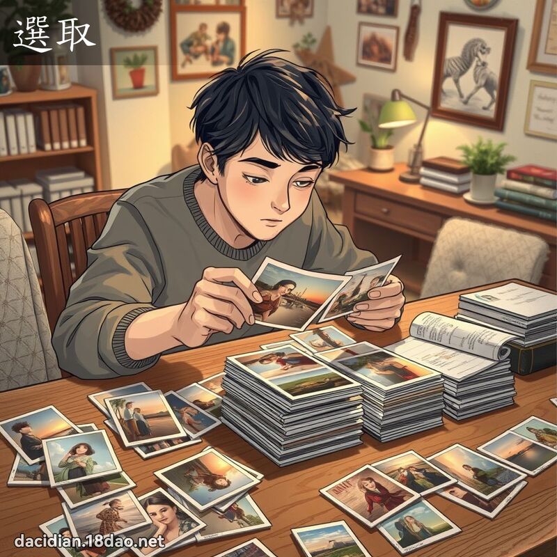 选取 - 国语大辞典配图