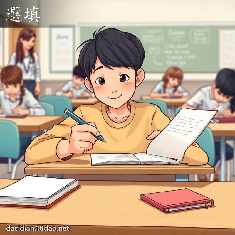 选填 - 国语大辞典配图